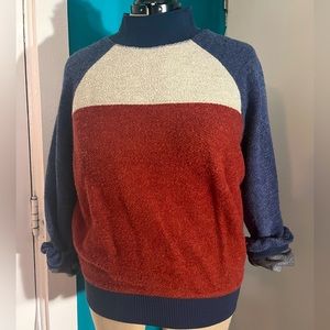 Prana French Terrycloth Mockneck Pullover